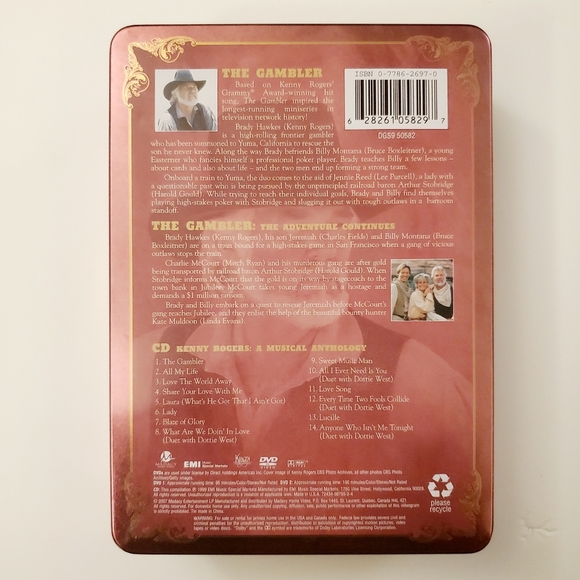 Kenny Rodgers The Gambler 30th Anniversary Collectors Edition 2 DVDs + CD - Picture 3 of 11